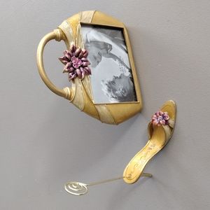 Purse Photo Frame and Shoe Card Holder Gift Set